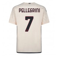 Fotbalové Dres AS Roma Lorenzo Pellegrini #7 Venkovní 2023-24 Krátký Rukáv
